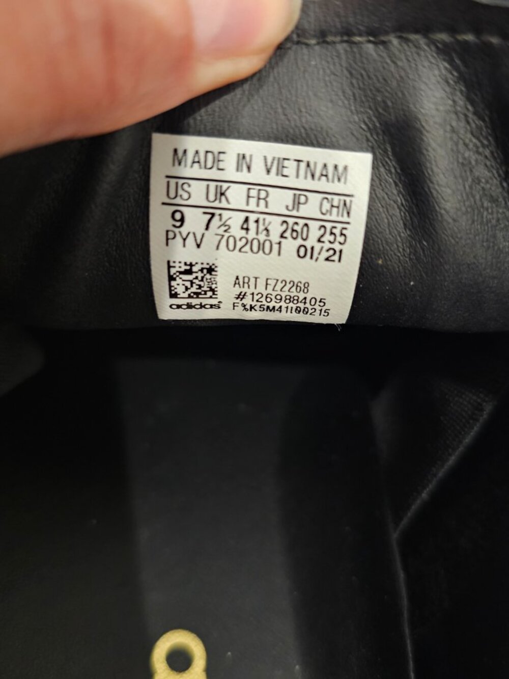 Adidas Superstar Mule Women's 9 Black Gold Slip On Sneakers Casual Shoes - Picture 6 of 7